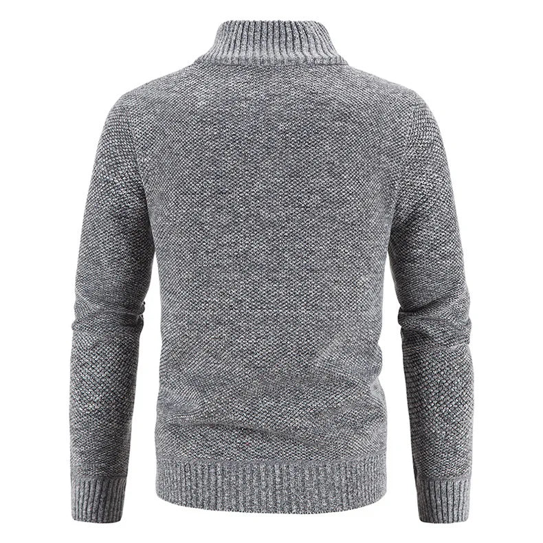 Men's Streetwear Casual Knit Men Clothing Sweater Warm Solid Color Spring Pullovers Autumn Fashion Hombre Male Sweat-shirt