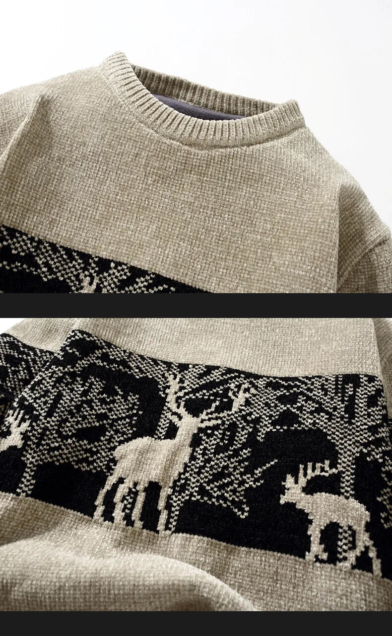 Men's Clothing Male Spring Pullovers Autumn Sweater For Men Men's Sweat-shirt Casual Streetwear Knit Fashion Hombre Warm Solid