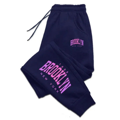 Casual Womens Sweatpants Letter Printing Trousers Daily Outdoors Gym Sports Jogging Pants Office Street Fashion Woman Pants Y2k