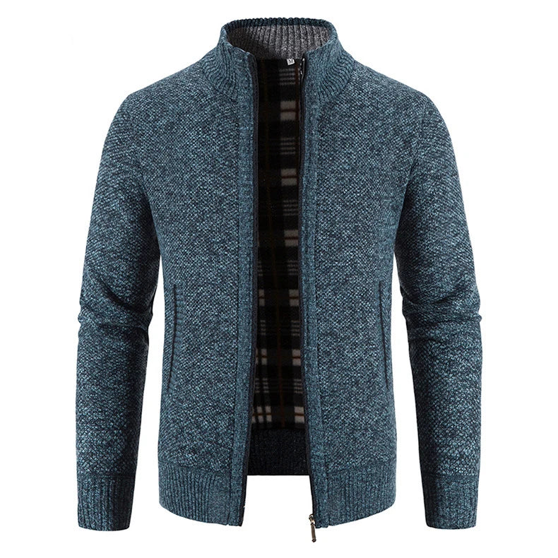 Men's Streetwear Casual Knit Men Clothing Sweater Warm Solid Color Spring Pullovers Autumn Fashion Hombre Male Sweat-shirt