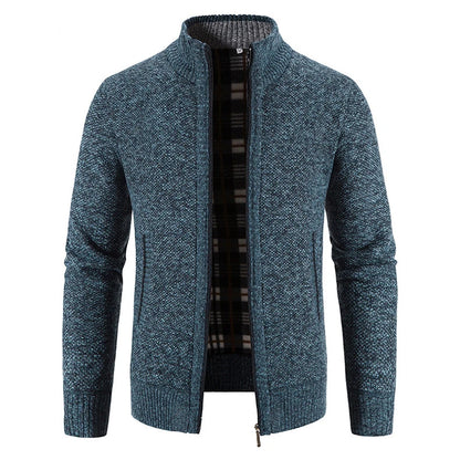 Men's Streetwear Casual Knit Men Clothing Sweater Warm Solid Color Spring Pullovers Autumn Fashion Hombre Male Sweat-shirt