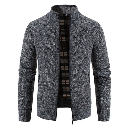 Men's Streetwear Casual Knit Men Clothing Sweater Warm Solid Color Spring Pullovers Autumn Fashion Hombre Male Sweat-shirt