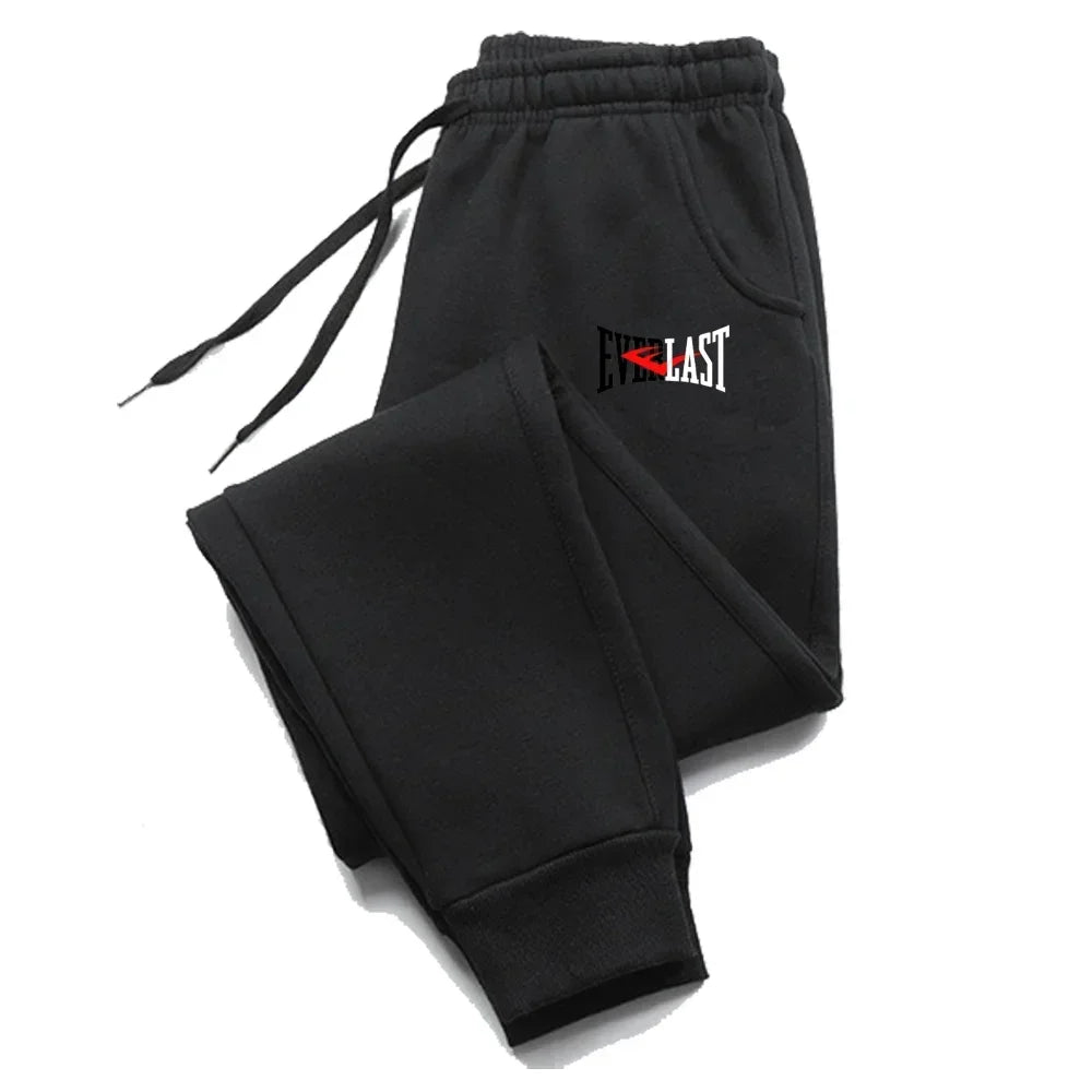 Men's printed sports pants, unisex running pants, fitness pants, casual pants