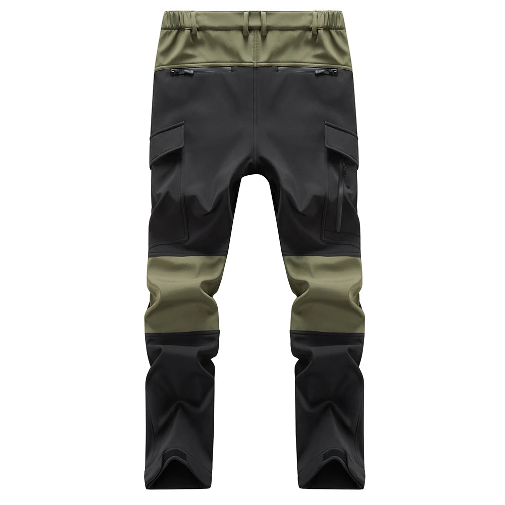 Plucked Work Pants, Waterproof and Wear-Resistant Hiking Camping Pants, Cycling Camping Pants, Long Pants, Multi Bag Pants