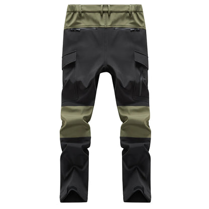 Plucked Work Pants, Waterproof and Wear-Resistant Hiking Camping Pants, Cycling Camping Pants, Long Pants, Multi Bag Pants