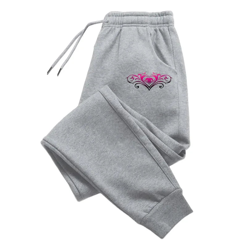 Quality Womens Sweatpants Fashion Printing Casual Street Pants Outdoors Jogging Sports Trousers Daily Office Home Woman Pants