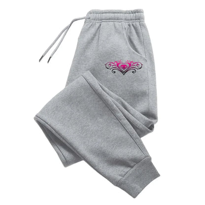 Quality Womens Sweatpants Fashion Printing Casual Street Pants Outdoors Jogging Sports Trousers Daily Office Home Woman Pants