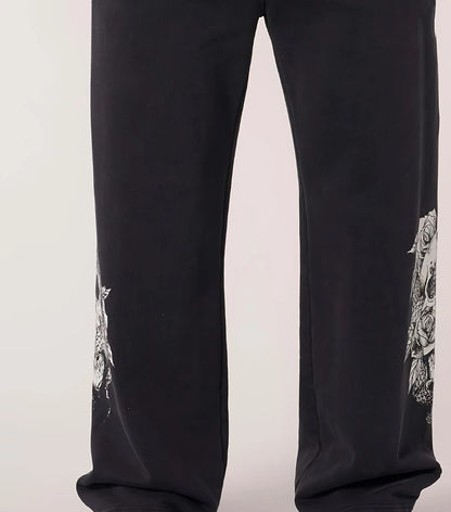 New Men's Outdoor Long Pants Trendy Sports Pants Wide Leg Straight Casual Pants Fitness Pants Loose Running Pants