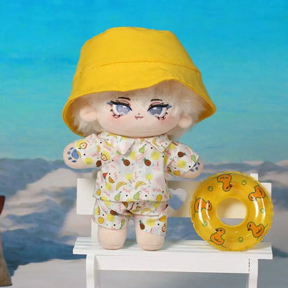 Mini Sleep Wear Doll Fruit Beach Pajamas Toy Accessories Multi Color 20cm Cotton Doll Clothes Overall Clothes Mini