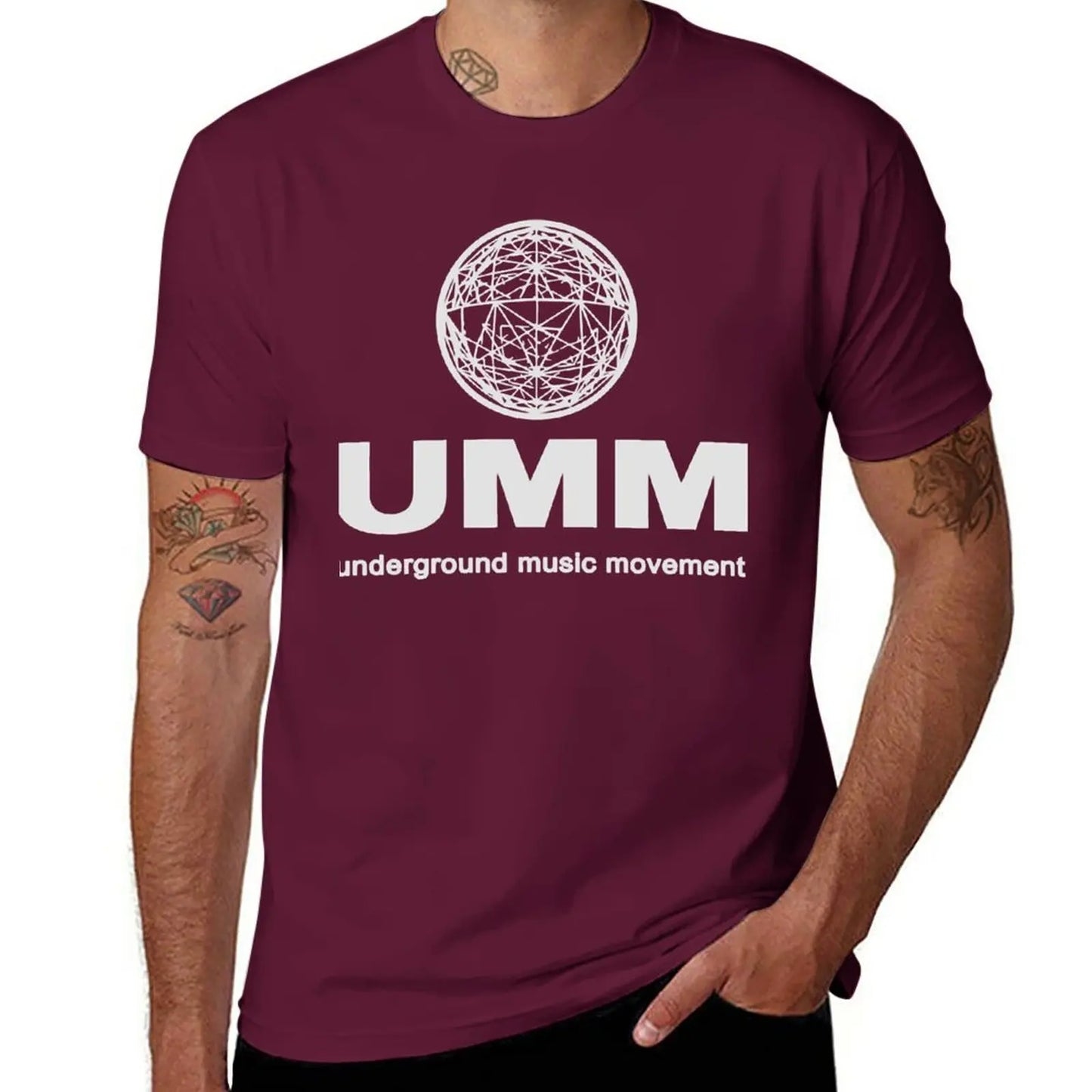 New UMM - Underground Music Movement T-Shirt sweat shirt black t shirt designer t shirt men