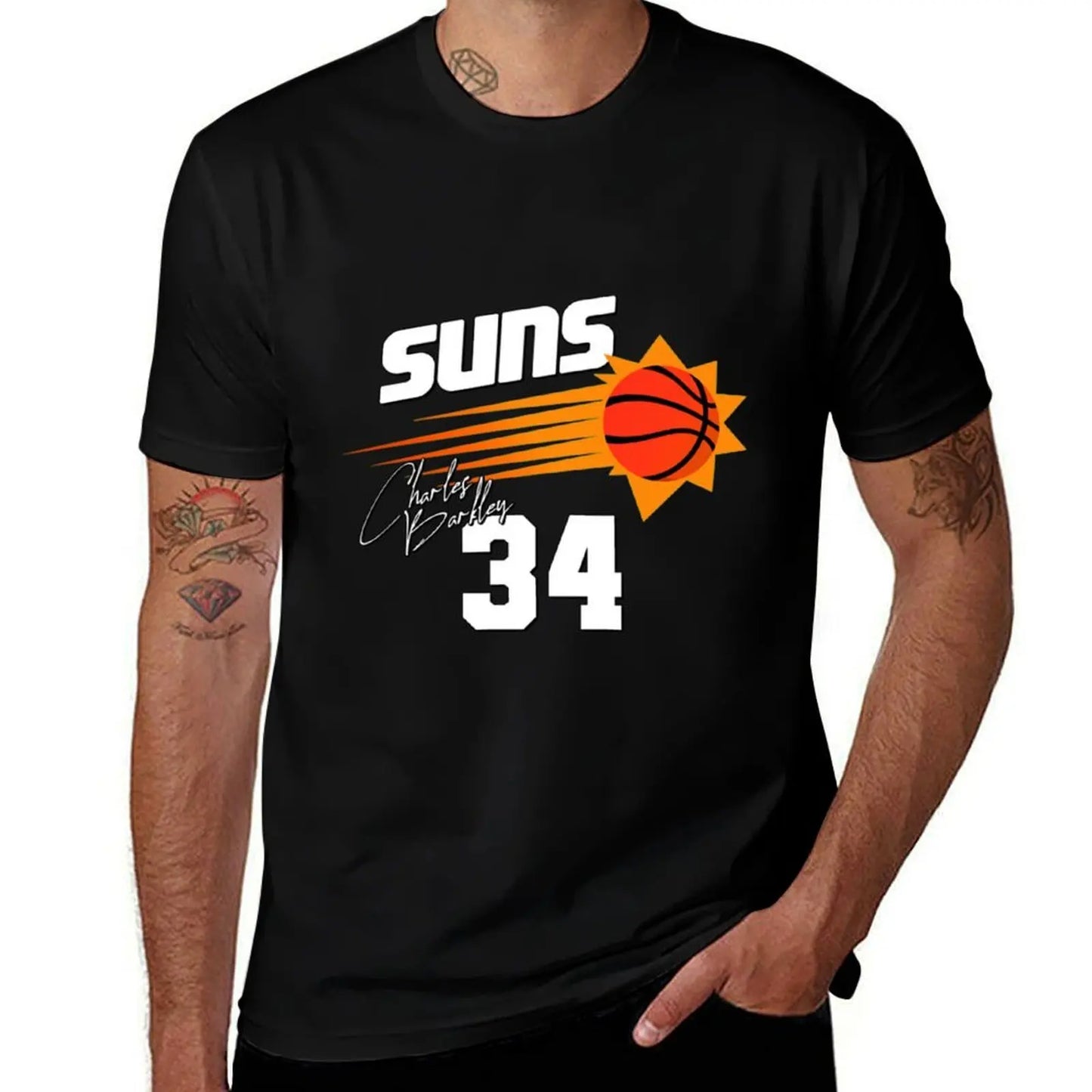 Charles Barkley T-Shirt t shirt man luxury t shirt man casual T-Shirt
