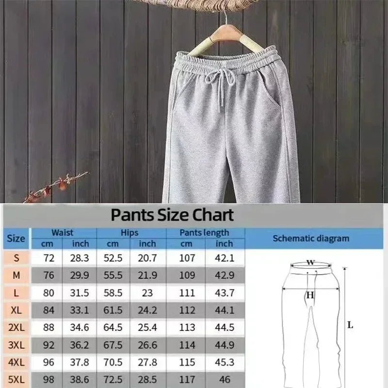 New Men's Outdoor Long Pants Trendy Sports Pants Wide Leg Straight Casual Pants Fitness Pants Loose Running Pants