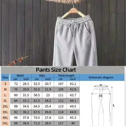 New Men's Outdoor Long Pants Trendy Sports Pants Wide Leg Straight Casual Pants Fitness Pants Loose Running Pants