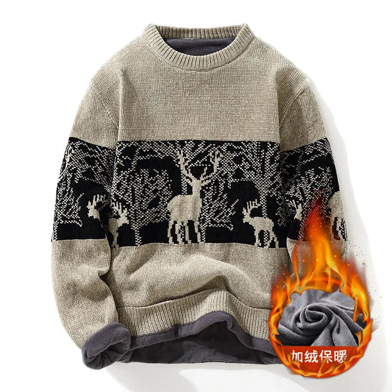 Men's Clothing Male Spring Pullovers Autumn Sweater For Men Men's Sweat-shirt Casual Streetwear Knit Fashion Hombre Warm Solid