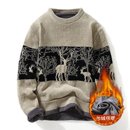 Men's Clothing Male Spring Pullovers Autumn Sweater For Men Men's Sweat-shirt Casual Streetwear Knit Fashion Hombre Warm Solid