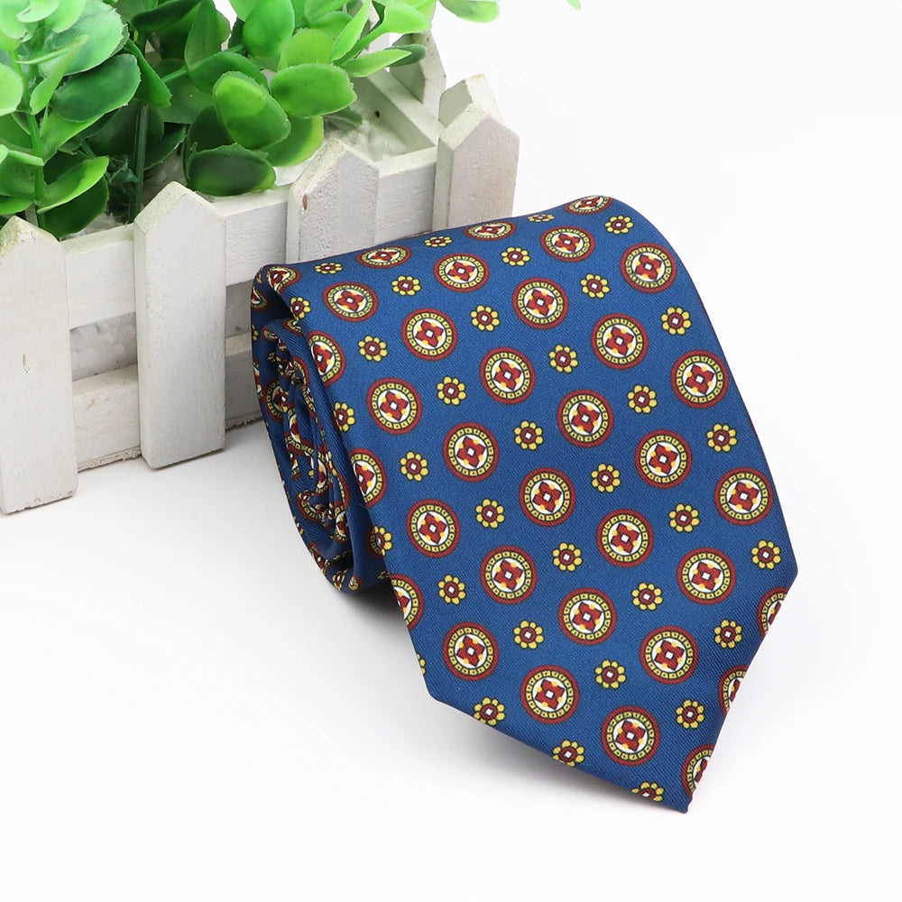 New Fashion Mens Tie Formal Striped Floral Designer Jacquard Wedding Necktie Soft Classic Neckwear Official Gravata For Man Wear