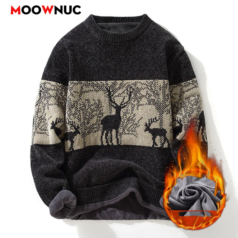 Men's Clothing Male Spring Pullovers Autumn Sweater For Men Men's Sweat-shirt Casual Streetwear Knit Fashion Hombre Warm Solid
